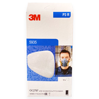 pré-filtre P3 5935 3m équipement de protection individuel pre-filtre poussiere 3m
