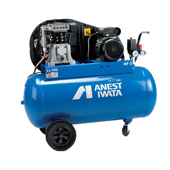 Compresseur Mono-étage Bi-Cylindres 3CV 100L - ANEST IWATA - AGL Marine