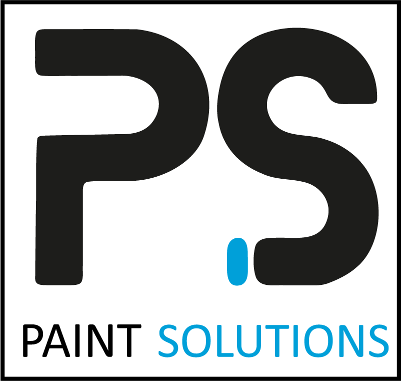 Logo Vectoriel – PAINT SOLUTIONS – Couleur Noir&Bleu